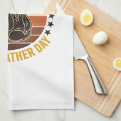Boxing Father Day Vintage Gloves Shirt Design_1 Geschirrtuch (Viertel Falte)