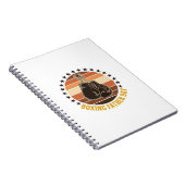 Boxing Father Day Vintage Gloves Shirt Design_1 Notizblock (Rechte Seite)