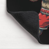 Boxing Faultier Liebhaber Boxhandschuhe Kickboxen  Mousepad (Ecke)
