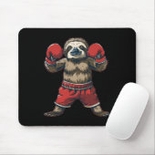 Boxing Faultier Liebhaber Boxhandschuhe Kickboxen  Mousepad (Mit Mouse)