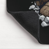 Boxing Faultier Liebhaber Boxhandschuhe Kickboxen Mousepad (Ecke)
