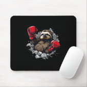 Boxing Faultier Liebhaber Boxhandschuhe Kickboxen Mousepad (Mit Mouse)