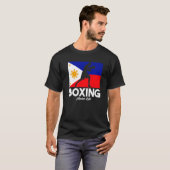 Boxing Filipino Style Philippine Flag Boxing Filip T-Shirt (Vorne ganz)