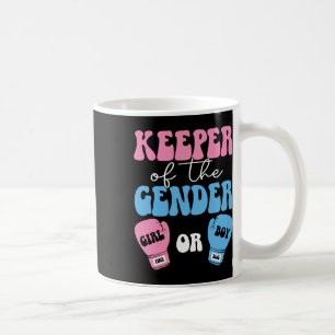 Boxing Gender Reveal Idee Party Keeper of the Gend Kaffeetasse