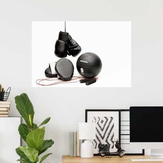 BOXING-GERÄT POSTER (Heimbüro)