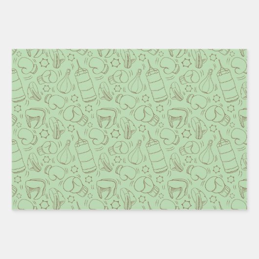 Boxing Geschenkpapier Set (Vorderseite 3)