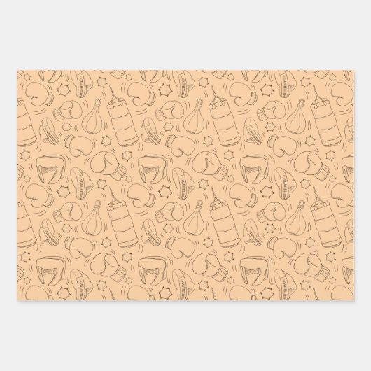 Boxing Geschenkpapier Set (Vorderseite 2)