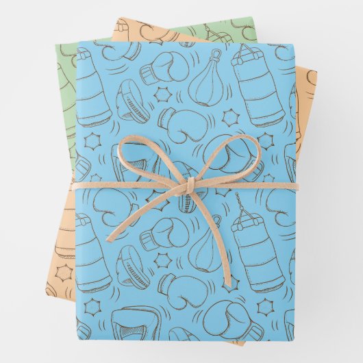 Boxing Geschenkpapier Set (Beispiel)