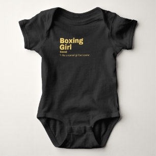 Boxing Girl - Boxing Baby Strampler