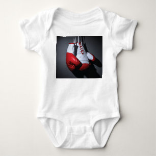 Boxing gloves baby strampler