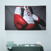 Boxing gloves banner (Messe)