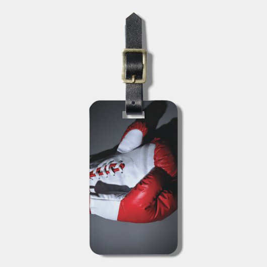 Boxing Gloves Gepäckanhänger (Vorderseite vertikal)