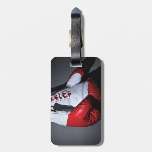 Boxing Gloves Gepäckanhänger (Rückseite vertikal)