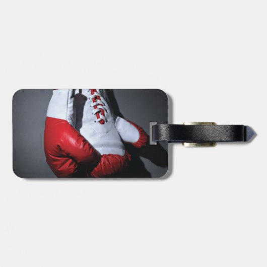 Boxing Gloves Gepäckanhänger (Rückseite horizontal)