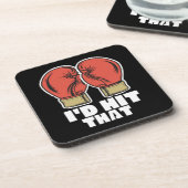 Boxing Gloves Getränkeuntersetzer (Linke Seite)