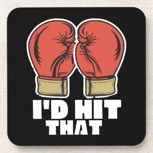 Boxing Gloves Getränkeuntersetzer (Vorderseite)