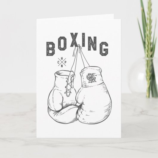 Boxing Gloves Karte (Vorderseite)