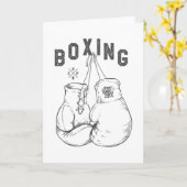 Boxing Gloves Karte (Gelbe Blume)