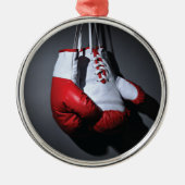 Boxing Gloves Ornament Aus Metall (Vorne)
