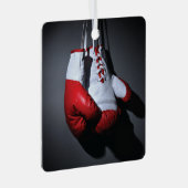Boxing Gloves Ornament Aus Metall (Vorderseite Rechts)