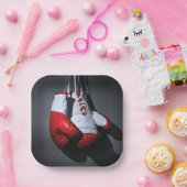 Boxing Gloves Pappteller (Party)