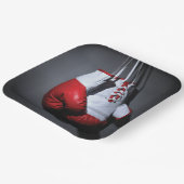 Boxing Gloves Pappteller (Gewinkelt)