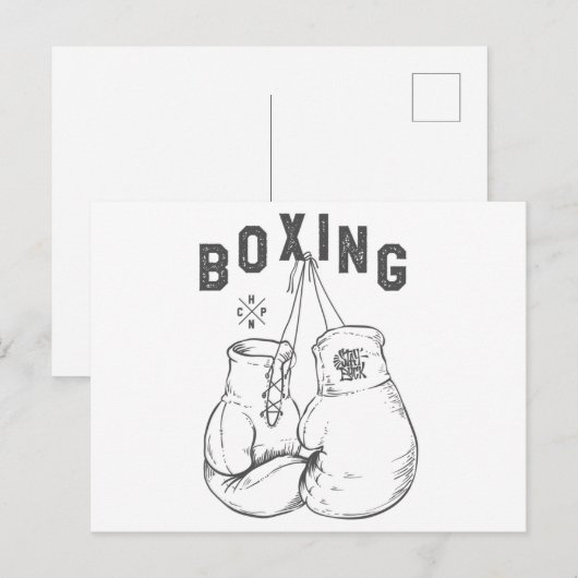 Boxing Gloves Postkarte (Vorne/Hinten)