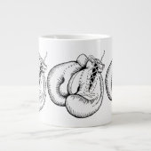 BOXING GLOVES SPORTY DESIGN Jumbo-Tasse (Vorderseite)