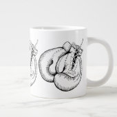 BOXING GLOVES SPORTY DESIGN Jumbo-Tasse (Rechts)