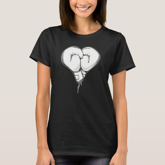 Boxing gloves with heart shape partner for boxers T-Shirt (Vorderseite)