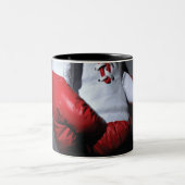 Boxing Gloves Zweifarbige Tasse (Mittel)