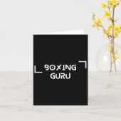 Boxing Guru Karte (Gelbe Blume)