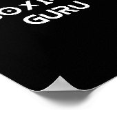 Boxing Guru Poster (Ecke)