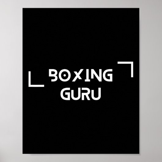 Boxing Guru Poster (Vorne)
