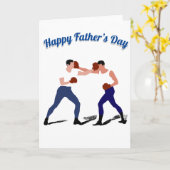 Boxing Happy Vatertag Karte (Gelbe Blume)