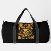 Boxing Hard Work And Dedication  Duffle Bag (Rückseite)