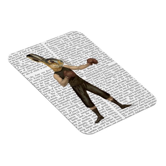 Boxing Hare Magnet (Rechte Seite)