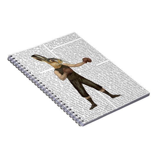 Boxing Hare Notizblock (Rechte Seite)