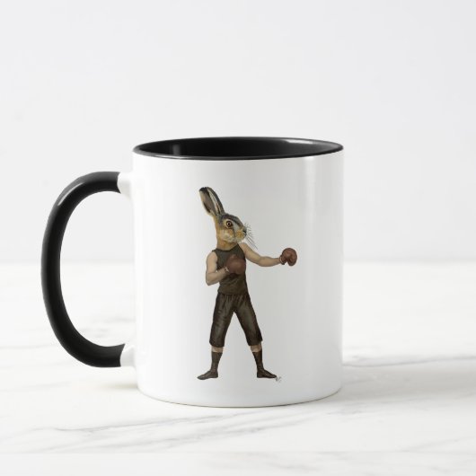 Boxing Hare Tasse (Links)