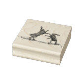 Boxing Hares Gummistempel (Stempel)