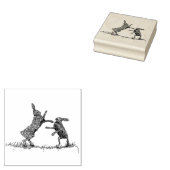 Boxing Hares Gummistempel (Stempel)