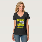 Boxing Harmless Hobby Boxer Vater T-Shirt (Vorderseite Vollansicht)