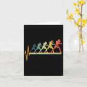 Boxing Heartbeat Boxer Geschenkidee Liebe Karte (Gelbe Blume)