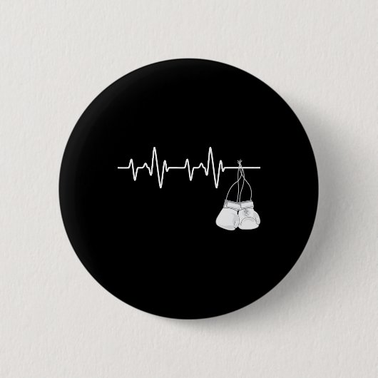 Boxing Heartbeat - Boxing Lover Boxer Kickboxing F Button (Vorderseite)