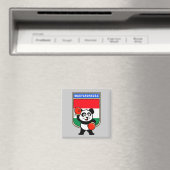 Boxing Hungary Panda Magnet (In Situ (Geschirrspüler))