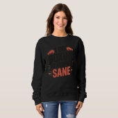 Boxing I Go Boxing to Keep Me Sane Sweatshirt (Vorne ganz)