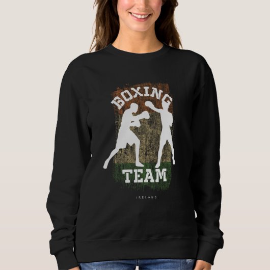 Boxing Ireland Combat Sports Fighter Boxing Sweatshirt (Vorderseite)