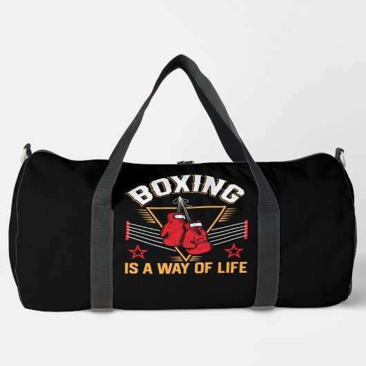 Boxing Is A Way Life Duffle Bag (Vorderseite)