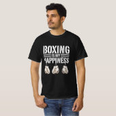 boxing is my happiness T-Shirt (Vorne ganz)