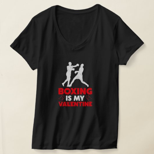 Boxing Is My Valentine T-Shirt (Ablage )